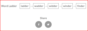 word ladder example